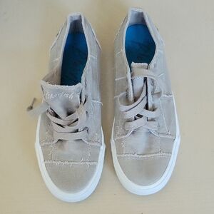 Blowfish Gray Canvas Sneakers